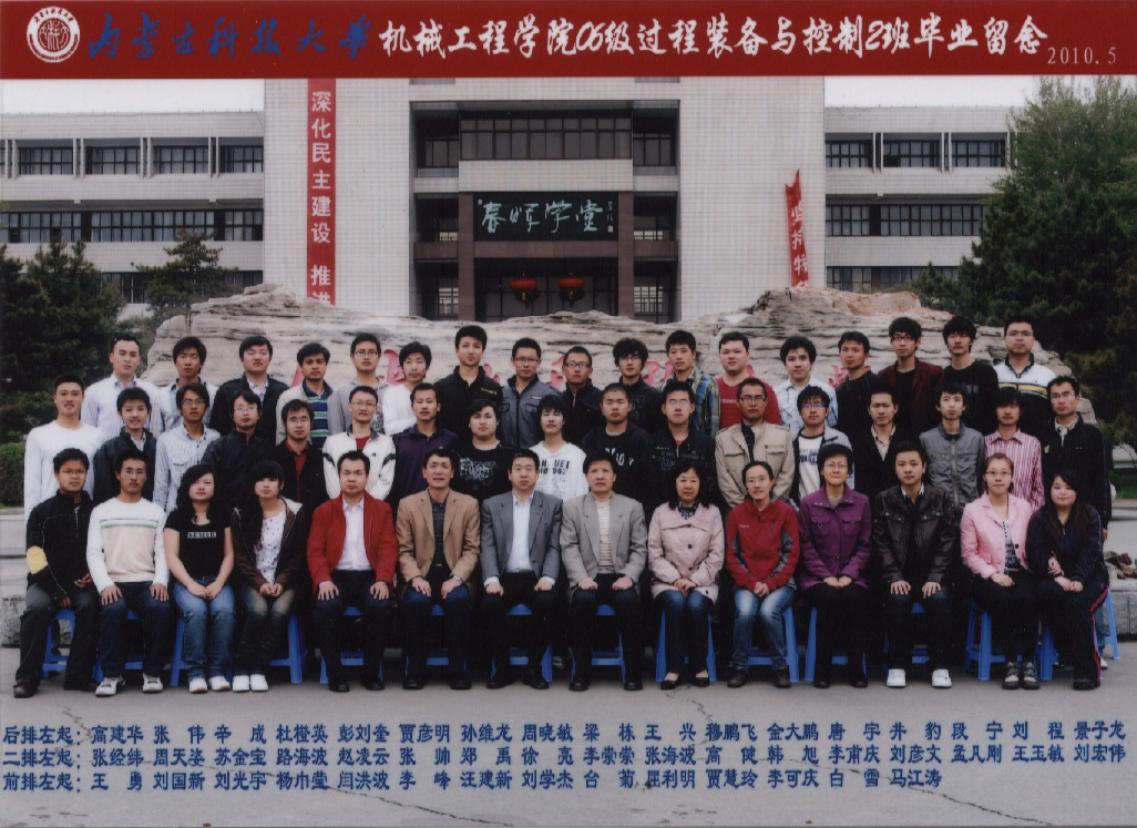 2006级过程装备与控制2班